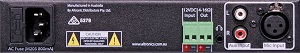 Rear view of In-vehicle amplifier
